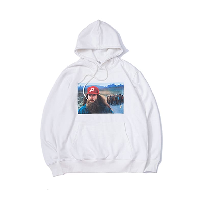 European Skateboard Triangle Print Hoodie