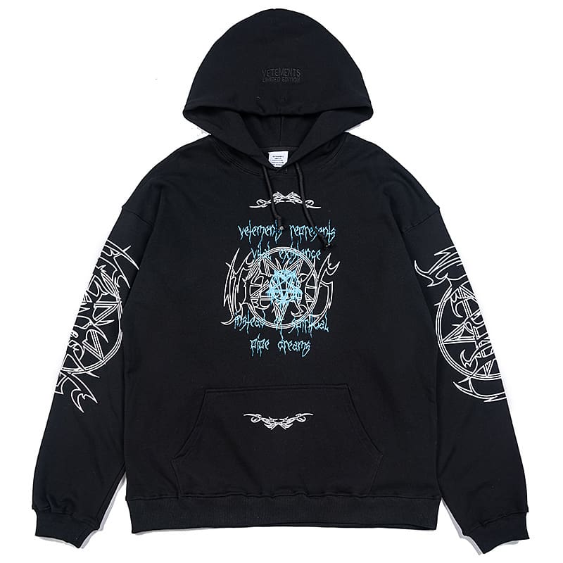 Vetements Express Letter Print Hoodie 2