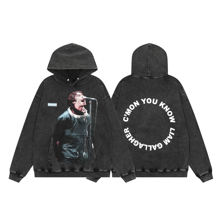 Represent Vintage Washed Doberman Pinscher Hoodie 2