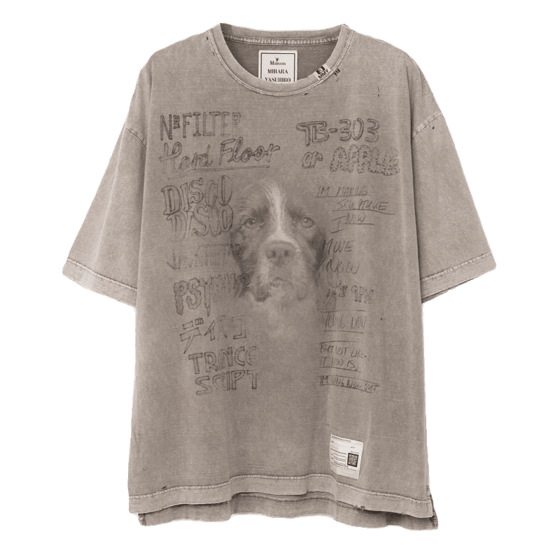 Maison Mihara Yasuhiro Mmy Round Neck Tee