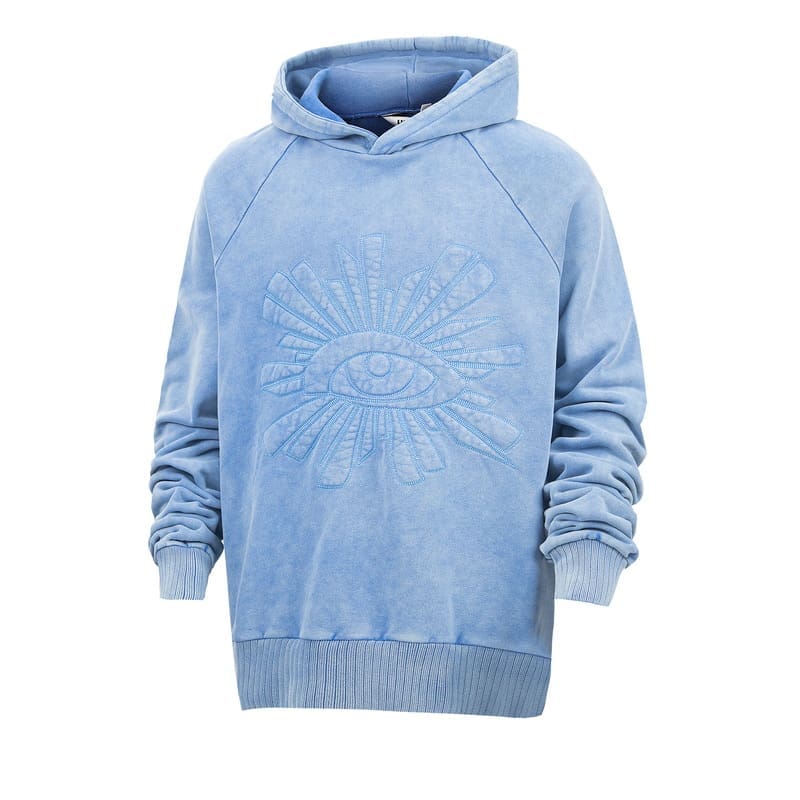 House Of Errors Solid Color Embroidery Sweater