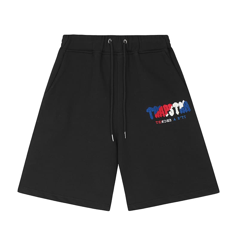 Trapstar Shooters Leopard Embroidered Shorts