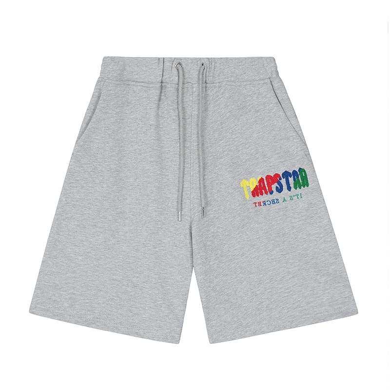 Trapstar Shooters Leopard Embroidered Shorts