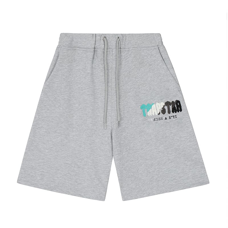 Trapstar Shooters Leopard Embroidered Shorts