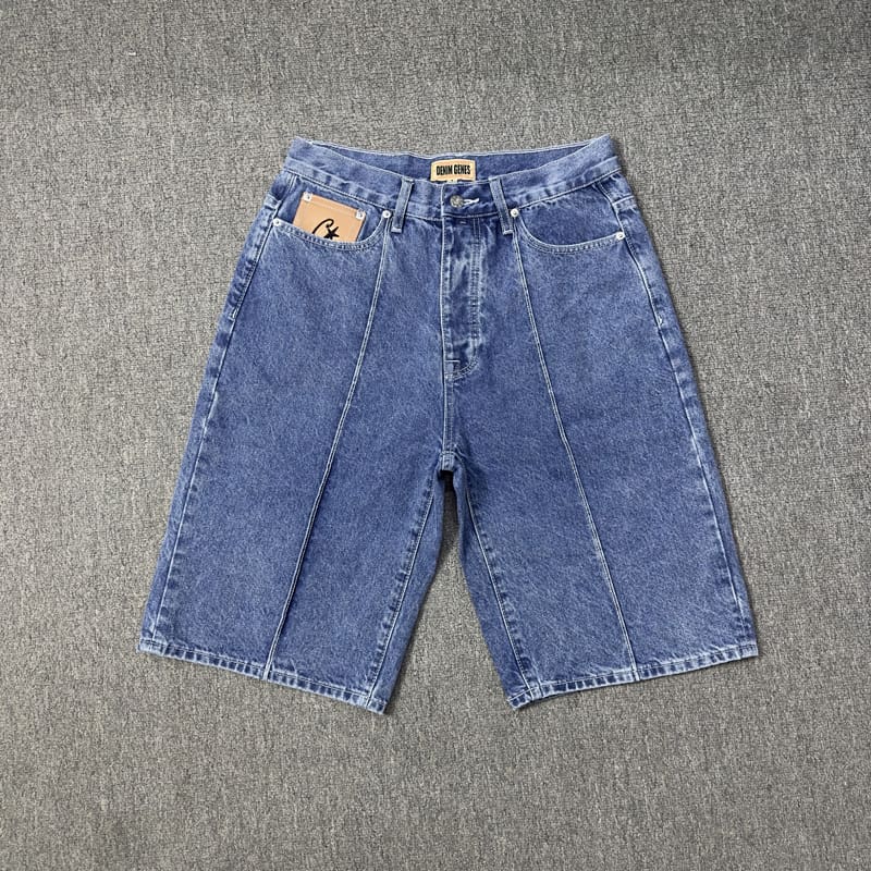Corteiz Embroidered Five-Pointed Star Denim