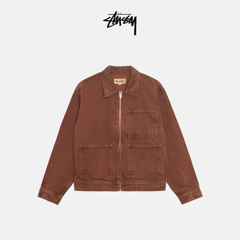 Clay-Zip Work Jacket Denim