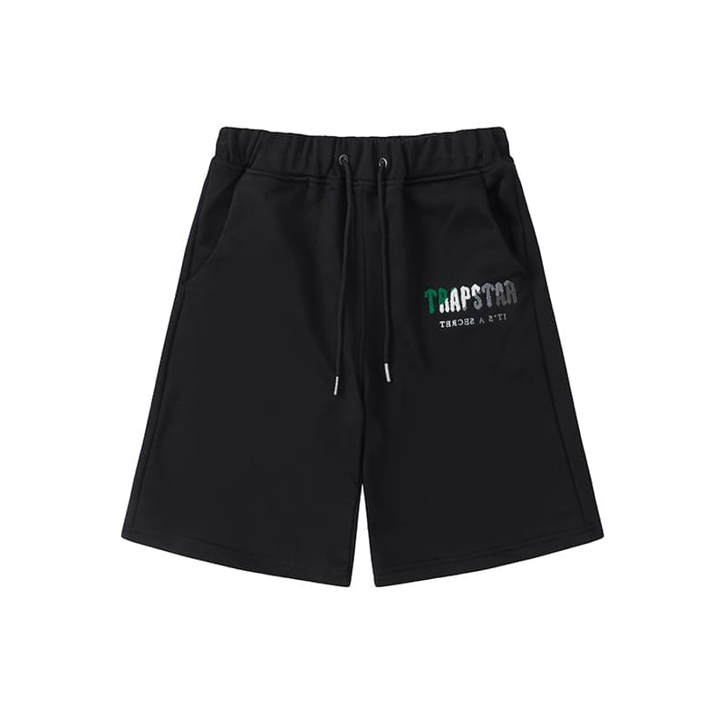 Trapstar Blue Red Towel Embroidery Tee & Shorts Set