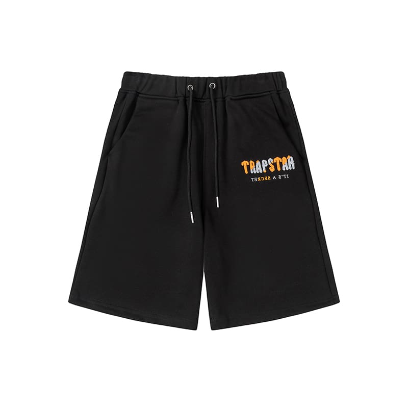Trapstar Blue Red Towel Embroidery Tee & Shorts Set