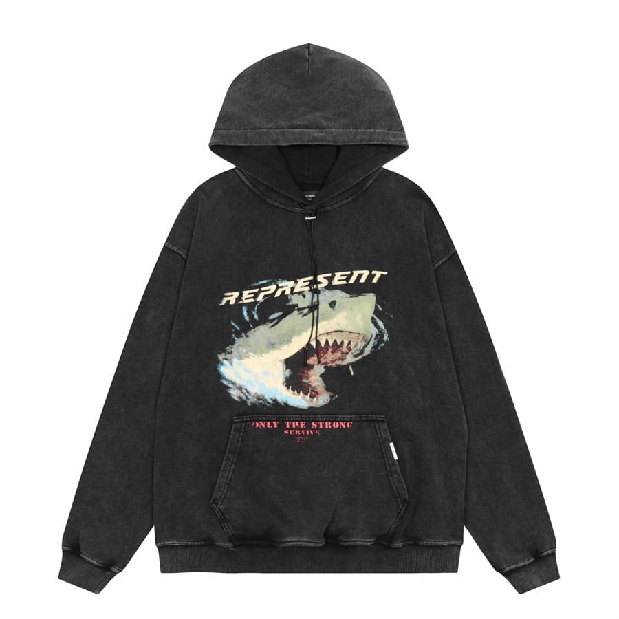 Represent Vintage Washed Doberman Pinscher Hoodie 2