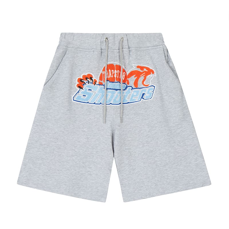 Trapstar Shooters Leopard Embroidered Shorts