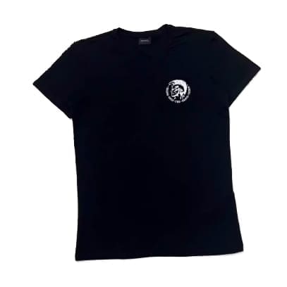 Diesel Classic Basic Solid Color Moxdry Logo Short Sleeve T-Shirt