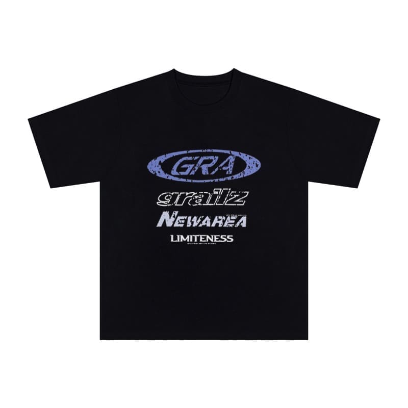 Grailz Talk Destroyed Letters Tee