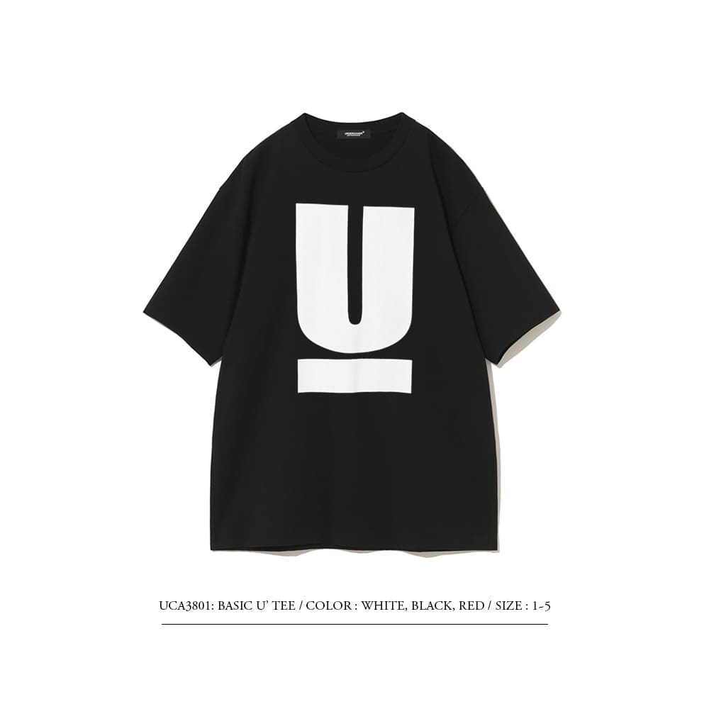 Undercover Classic Logo Japanese Retro Washed Short Sleeve T-Shirt for Men and Women