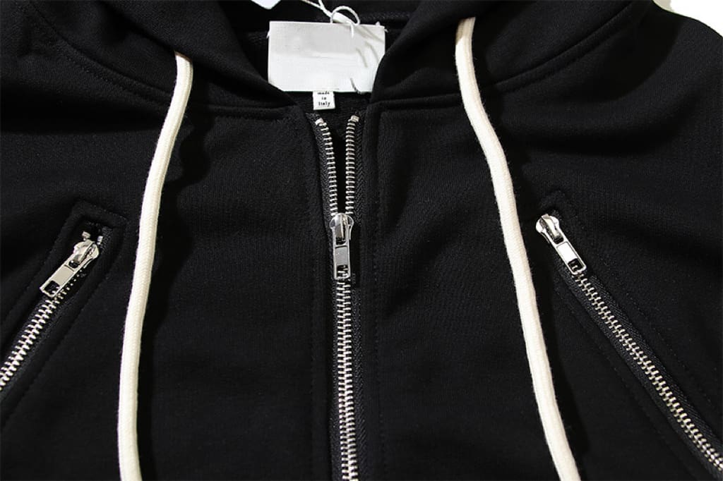 Margiela Double Zipper Metal Cardigan