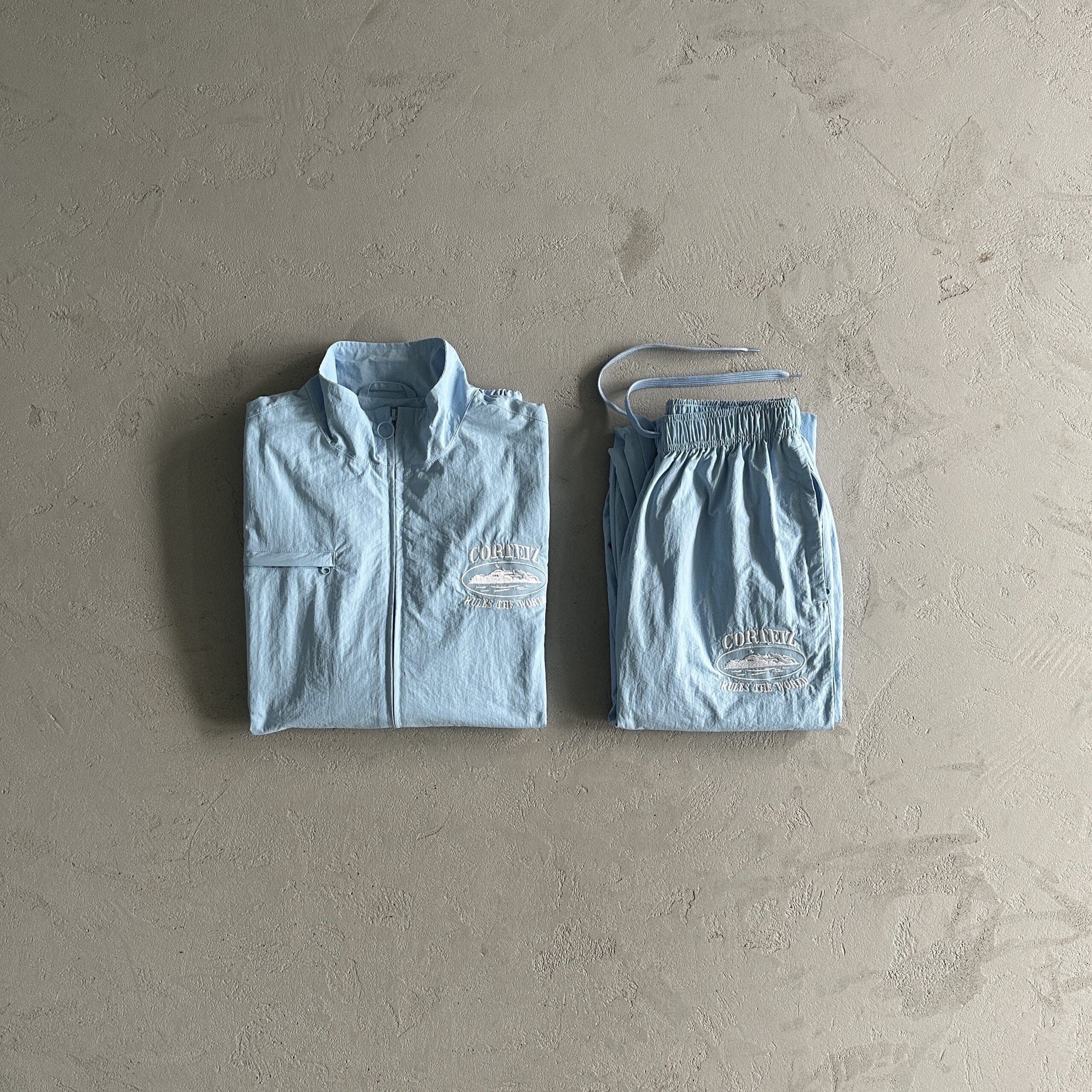 Corteiz Light Blue Jacket Men’s Casual Street Fashion
