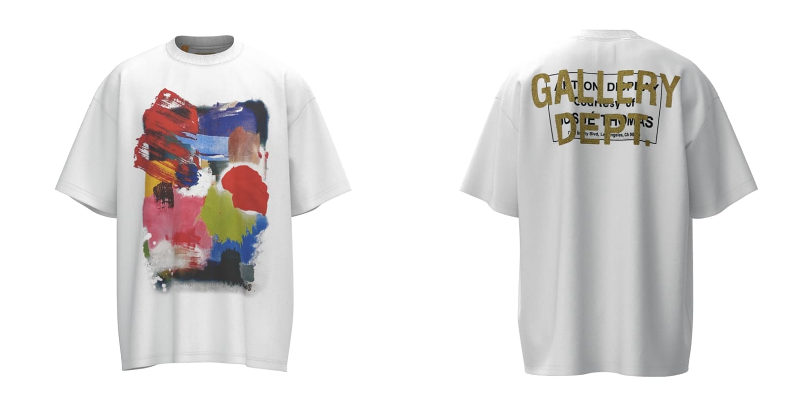 Gallery Dept Vintage Distressed Short Sleeve Tee