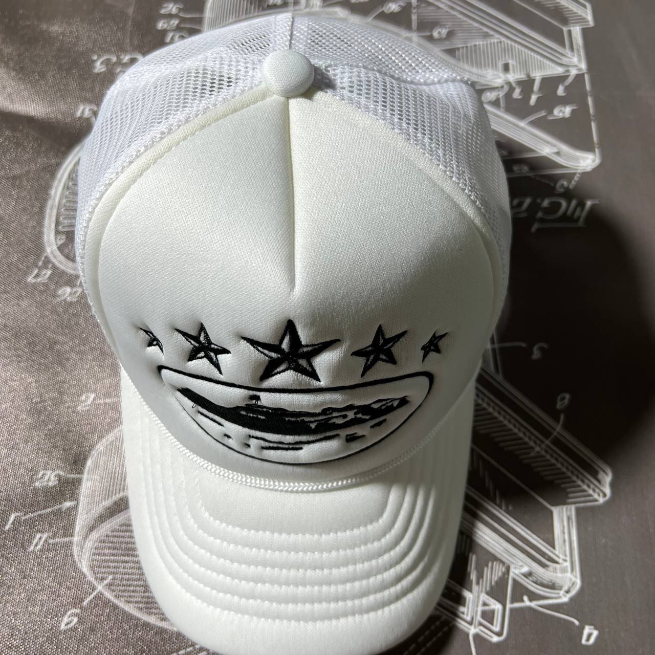 Corteiz 5 Star Trucker Hat New Season Five Star Cap