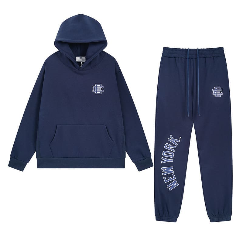 Eric Emanuel Retro High Street Hooded Sweater with Ankle Banded Pants