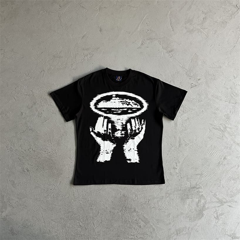 Corteiz Logo Design Yellow Tee