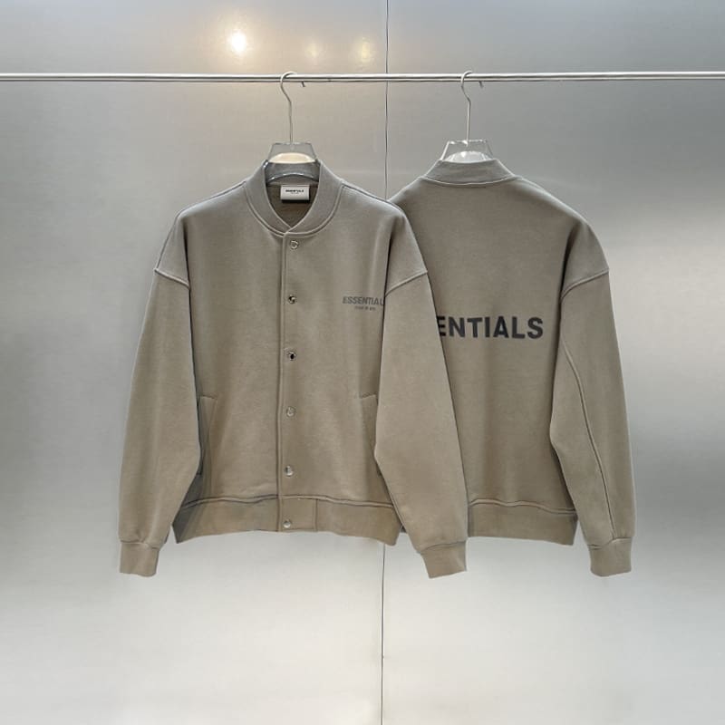 Fear Of God Double Line Essentials Baseball Uniform Jacket