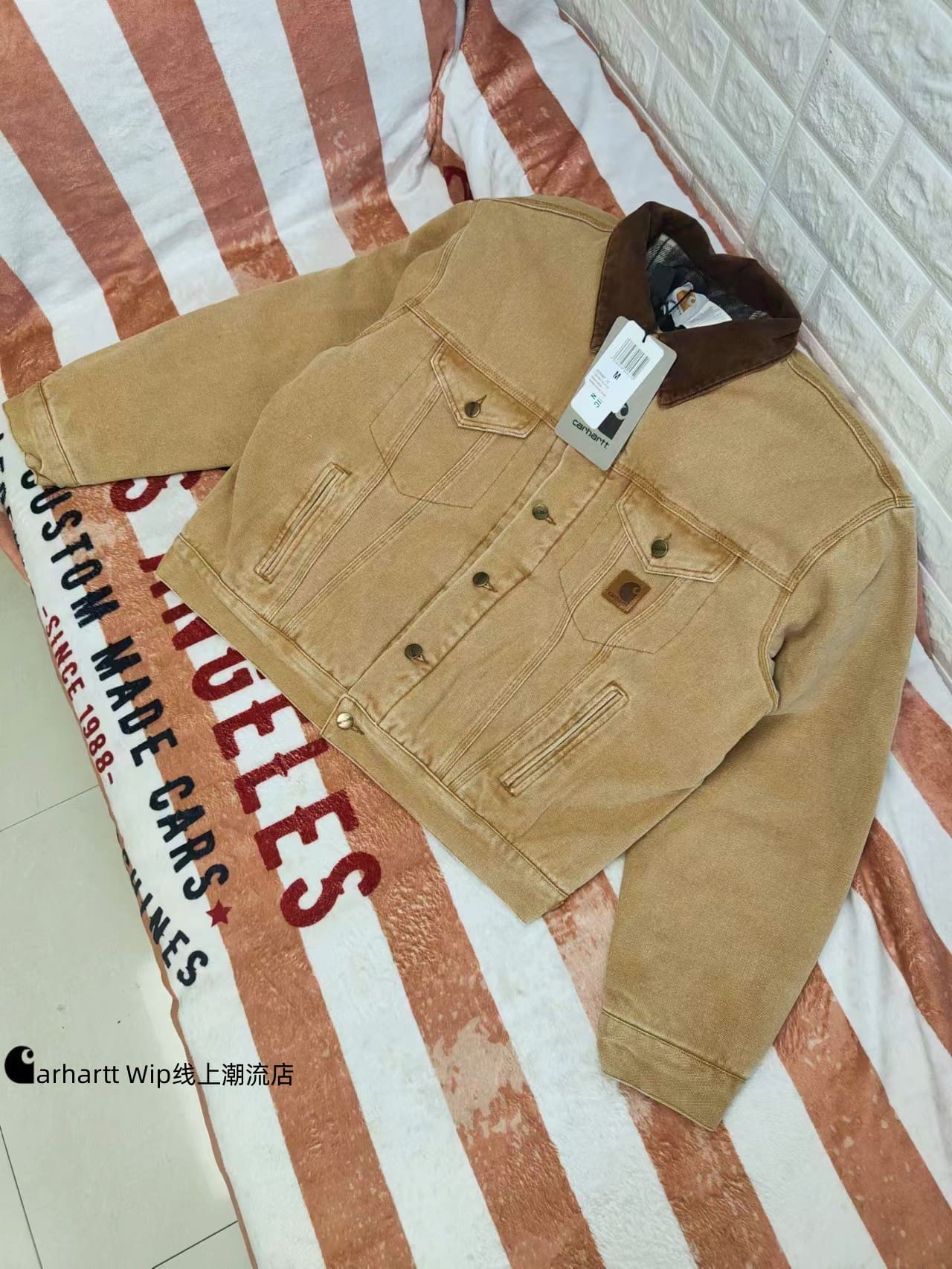 Carhartt J10 Vintage Trucker Jacket Cotton-Padded Casual Coat