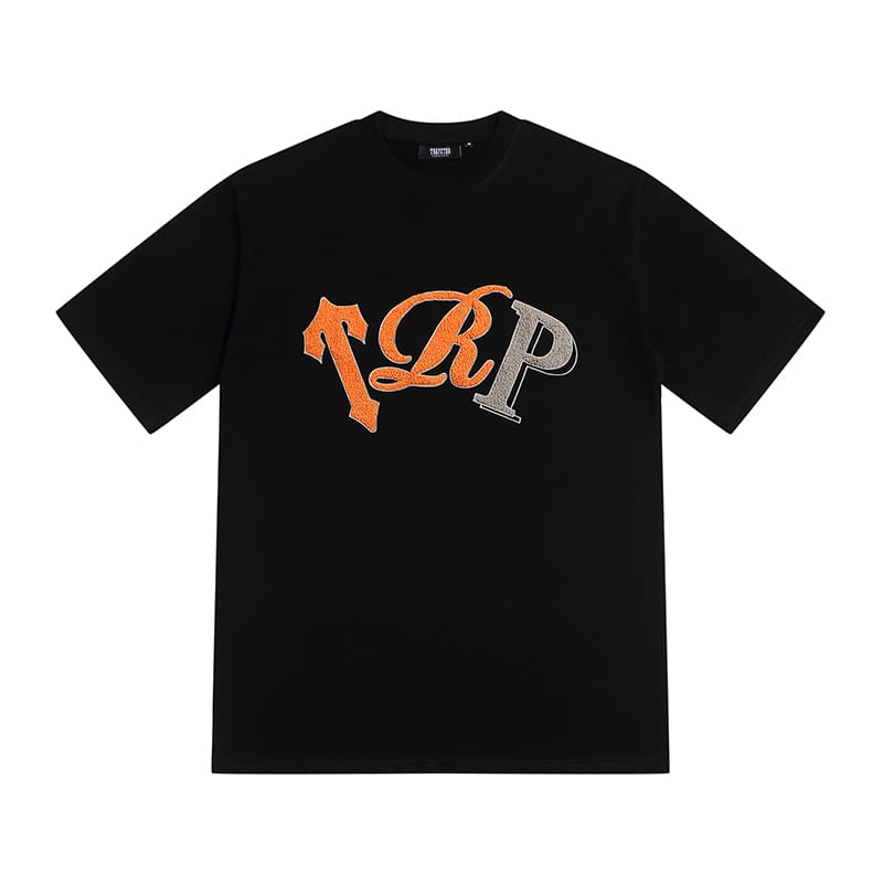 Trapstar TRP Towel Embroidered Letter Short Sleeve T-Shirt and Sports Shorts Set