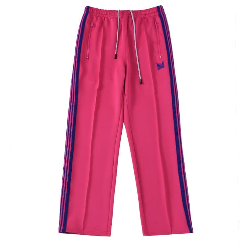 Needles Butterfly Embroidery Side Stripe Pants (Ins)