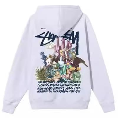 Stuss New Crown Hooded Hoodie 1