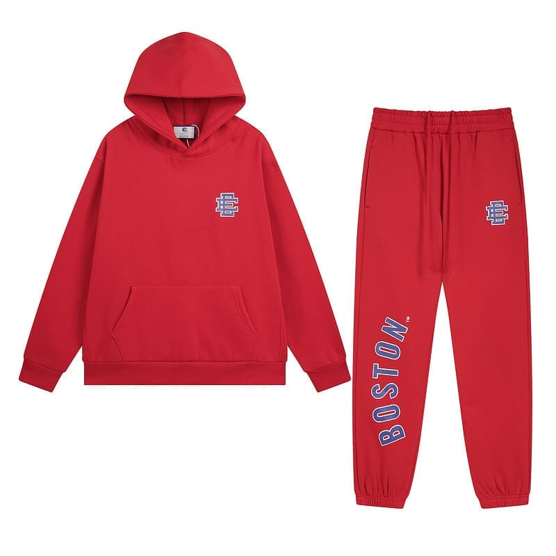 Eric Emanuel Retro High Street Hooded Sweater with Ankle Banded Pants