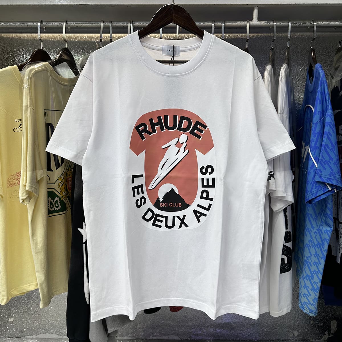 Les Deux Alpes Logo-Print Tee