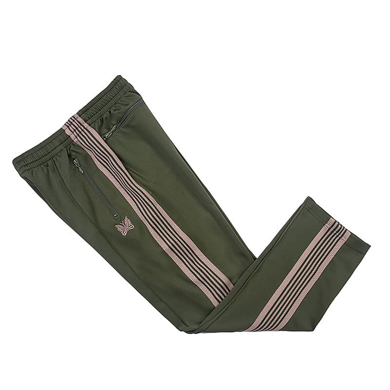 Needles Butterfly Embroidery Side Stripe Pants (Ins)