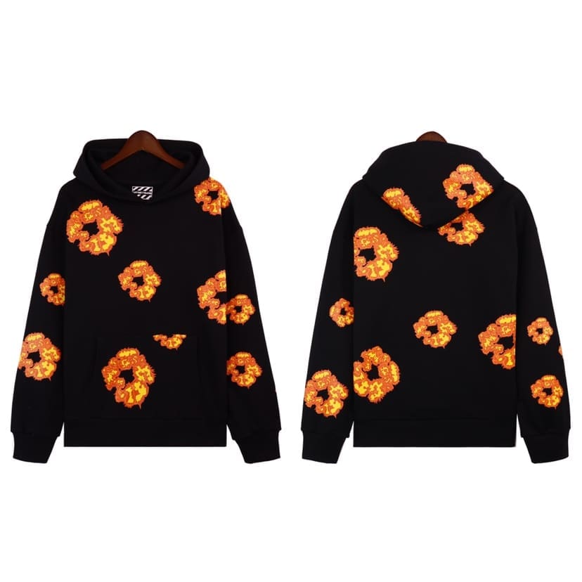 Denim Tears 2022Ss Floral Print Fog Hooded Pullover