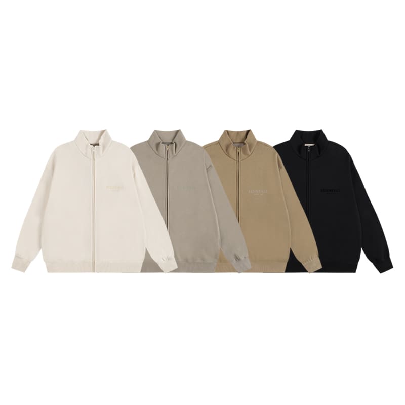 Fear Of God Fog Essentials Five-Pointed Star Zipper Sweater