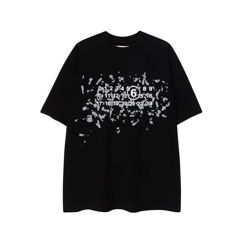 Mm6 Maison Margiela Number Logo T-Shirt