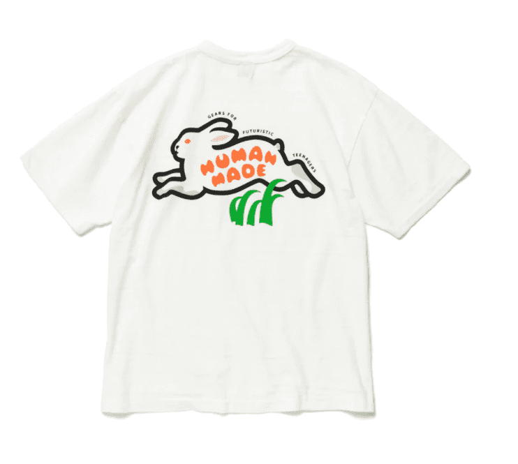 Human Made Preppy Style Letter Tee