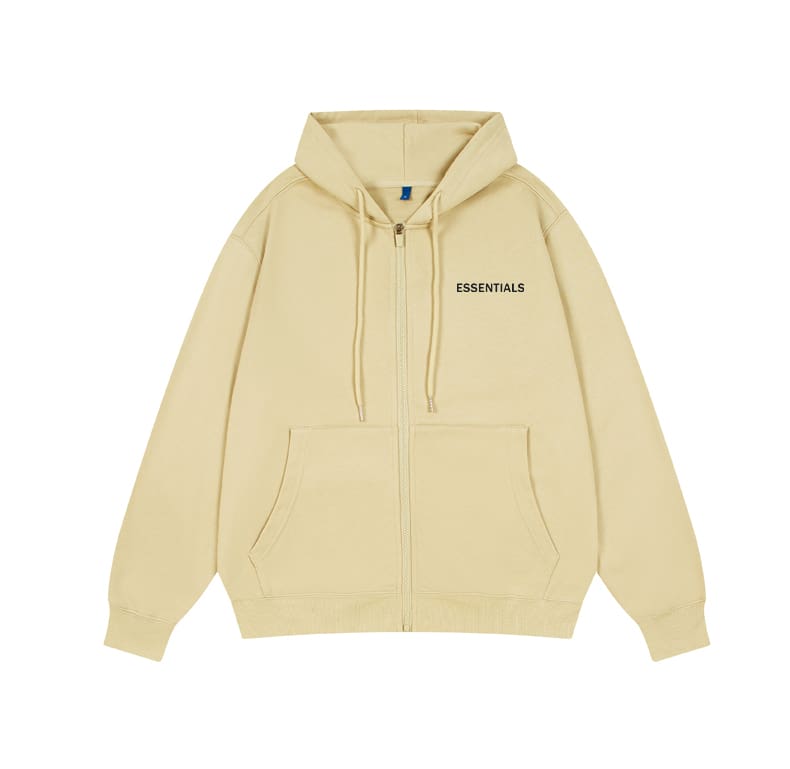 Essentials Cardigan Zipper Hooded Sweater