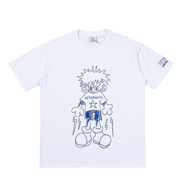 Vetements Letter Print Oversized Tee