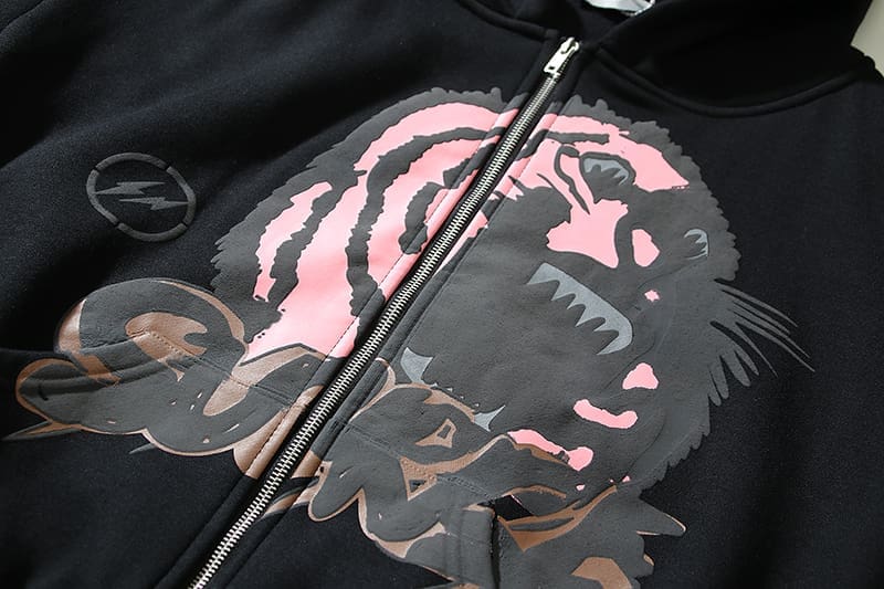 Travis Scott Fujiwara Lightning TS x NBHD Joint Zipper Hoodie Fashion