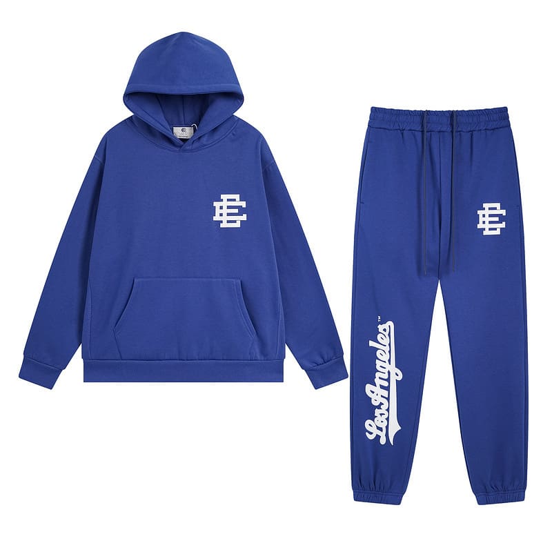 Eric Emanuel Retro High Street Hooded Sweater with Ankle Banded Pants