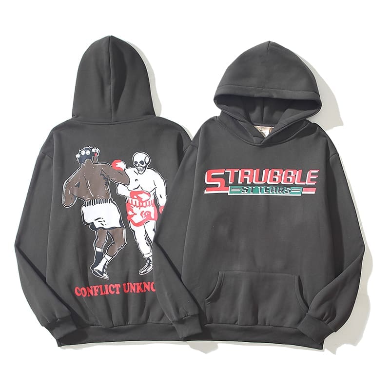Saint Michael x Denim Tears Joint Boxer Casual Hoodie for Men and Women