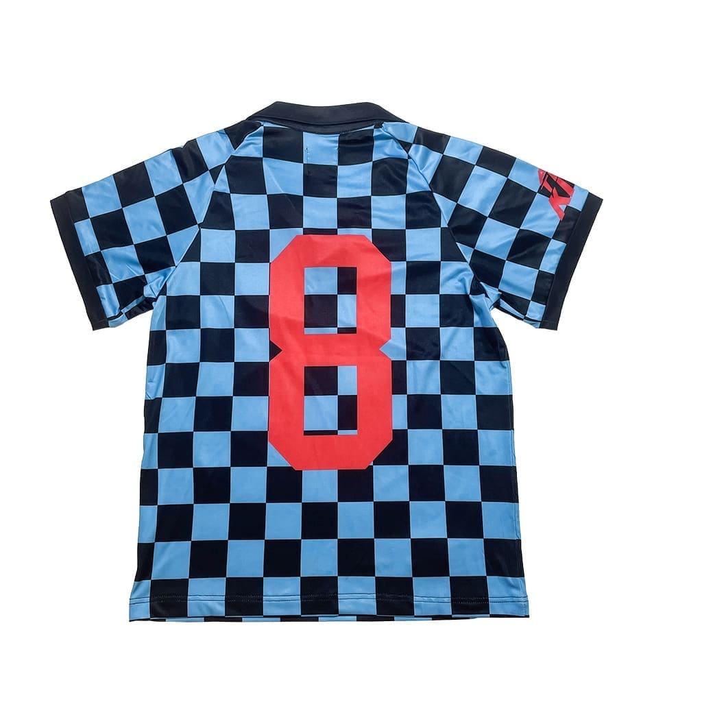 Gallery Dept Blue And Black Plaid Polo Shirt