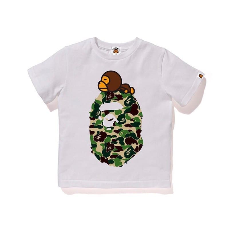 Bape Children’S Clothing Cartoon Short Sleeve Tee