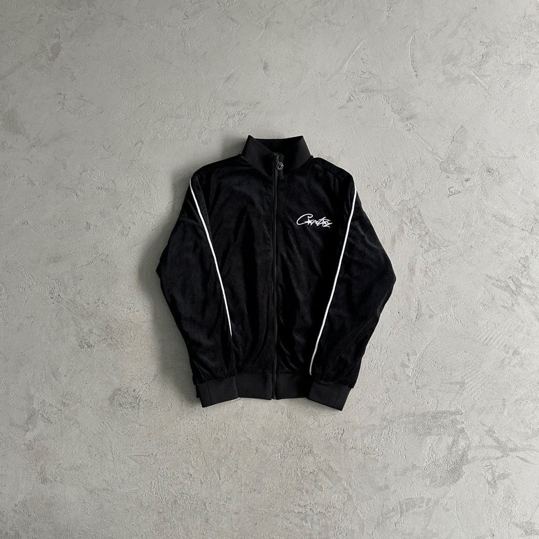 Corteiz Velvet Zipper Coat Set