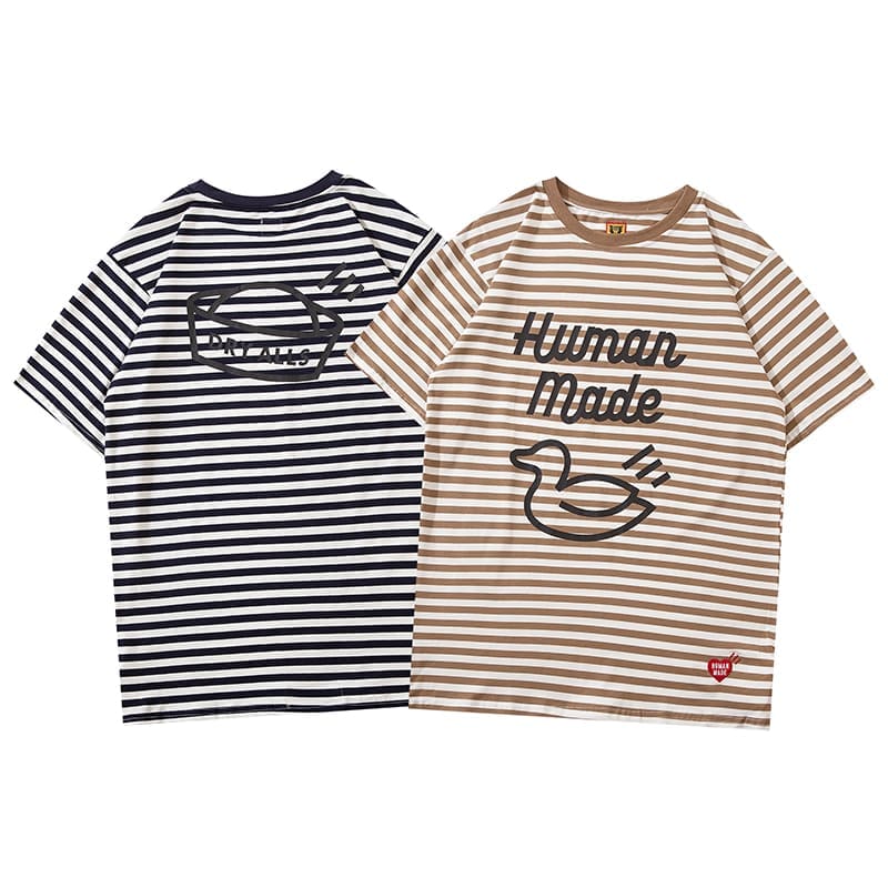 Human Made Nigo Striped Duck Tee