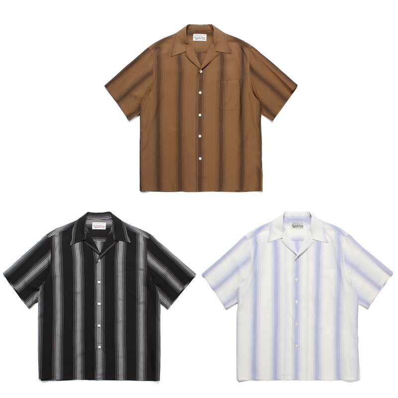 Wacko Maria Summer Stripes Print Shirt