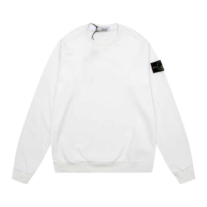 Cross-border Stone classic armband solid color round neck Men’s Women’s pullover basic style must be selected for entering the island Classic