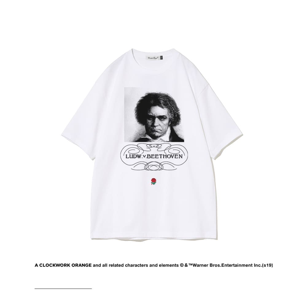 Clockwork Orange Beethoven Portrait Short Sleeve T-Shirt Classical Music Movie Print