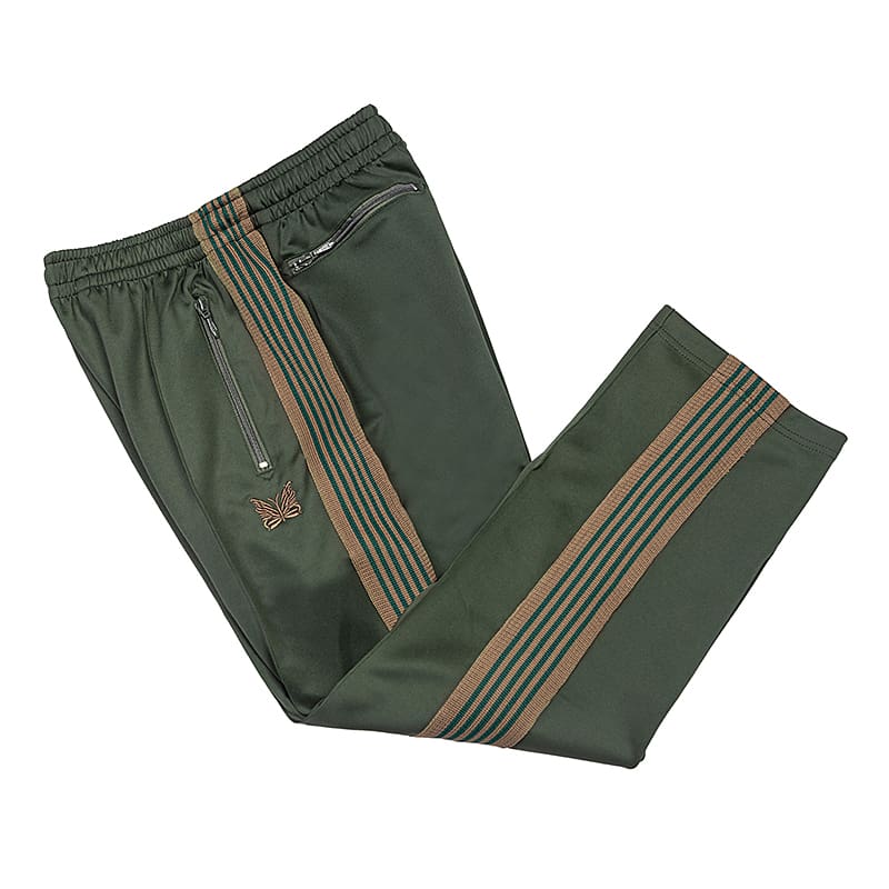 Needles Butterfly Embroidery Side Stripe Pants (Ins)