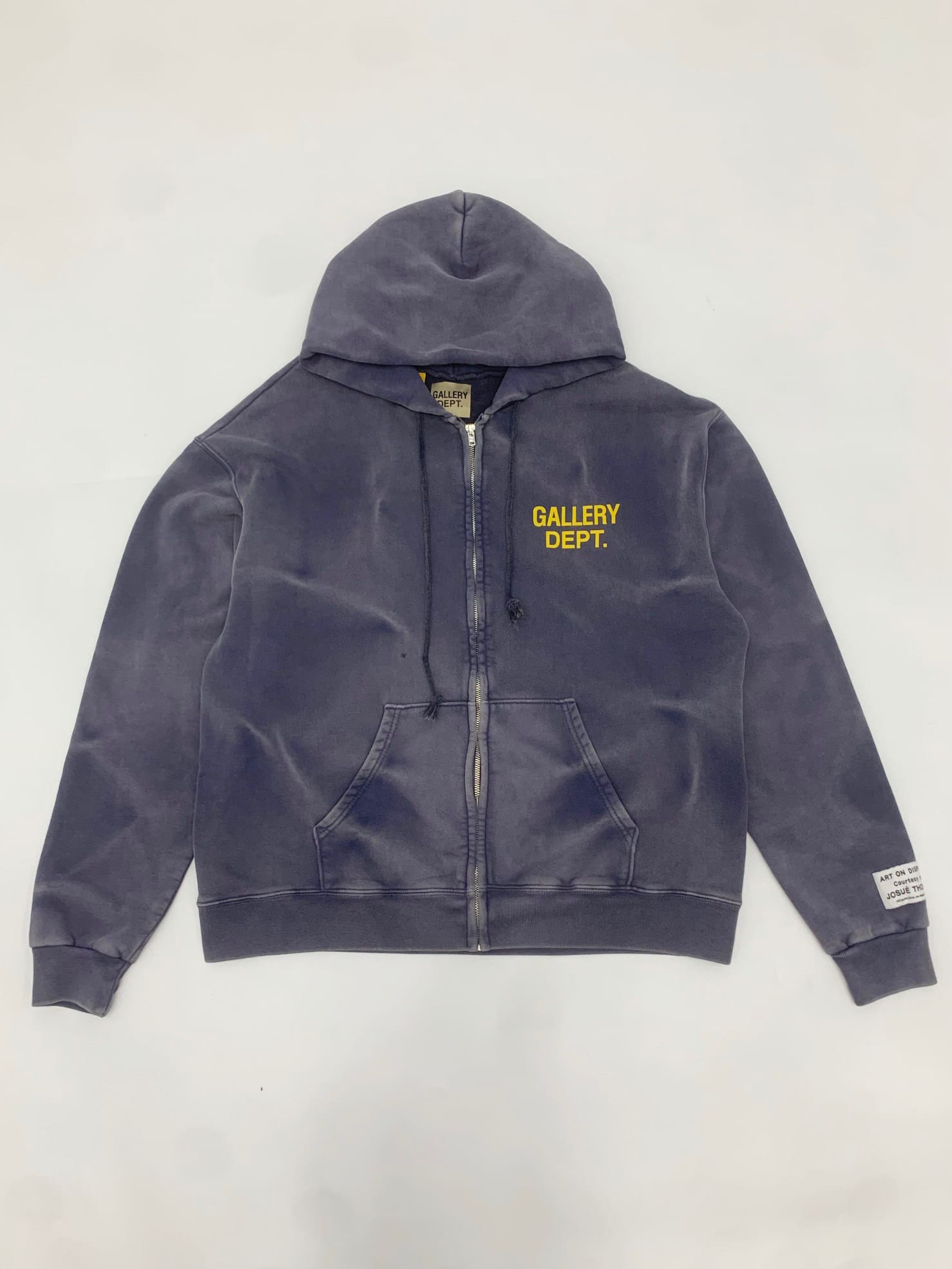 Gallery Dept Water Ripple Washed Zipper Sweater