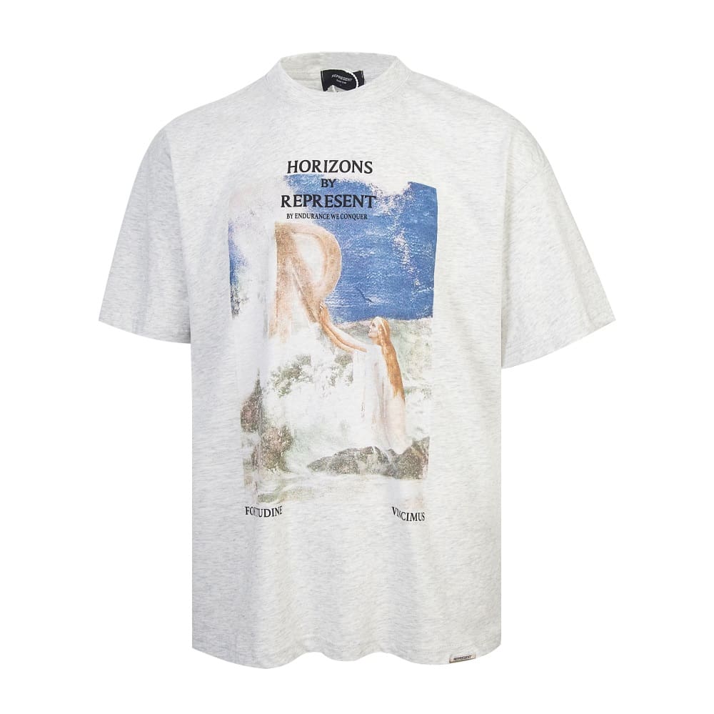 Represent Retro Washed High Street Loose Cotton T-Shirt for Men and Women